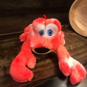 12 Inch Plush Crab Red  Looks Like Sebastian From The Little Mermaid